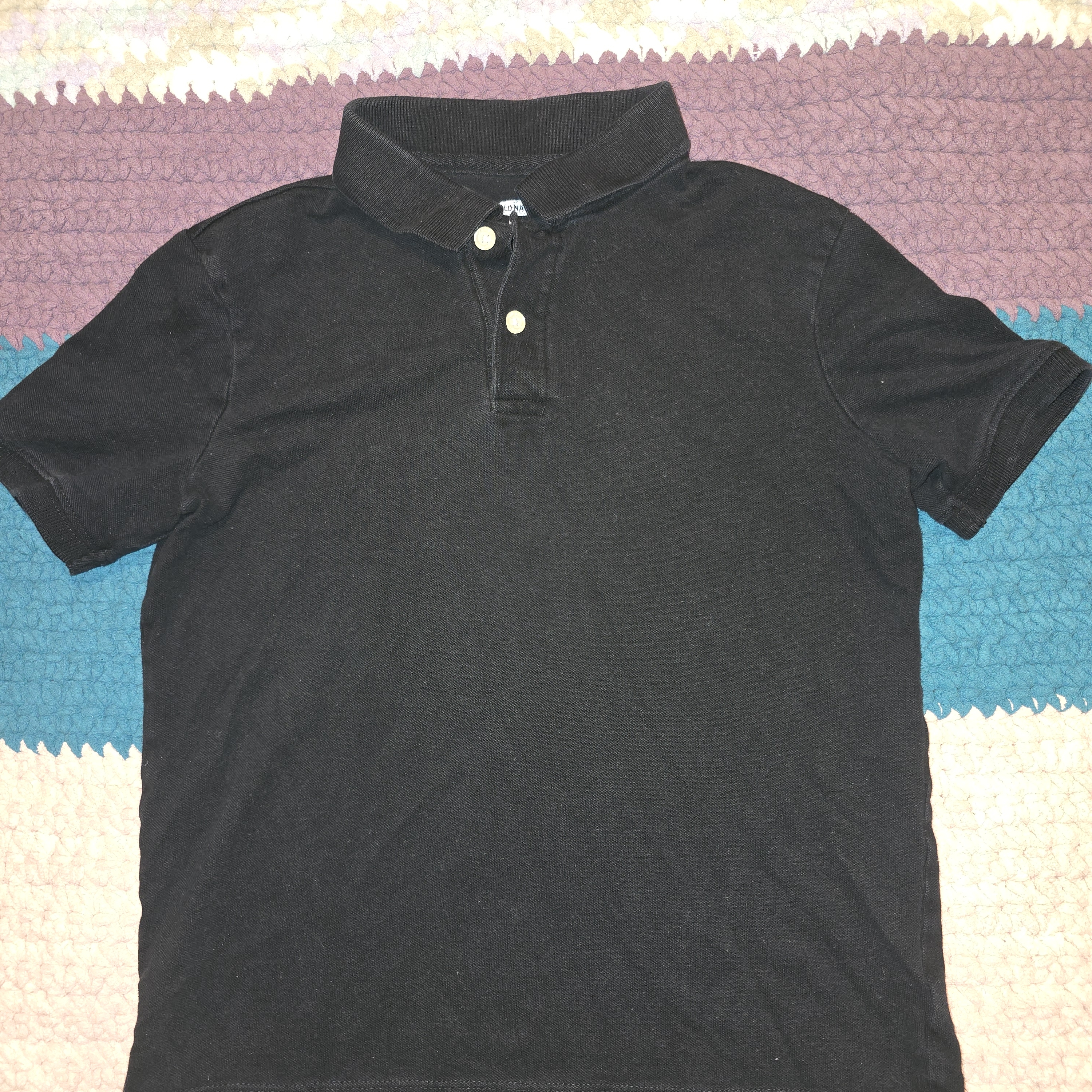 Old Navy Classic Black Polo Shirt